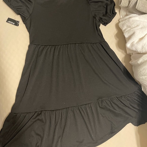 Ardens black flare dress new with tags size medium waist 28-29 and hips 38-39 - Picture 4 of 5